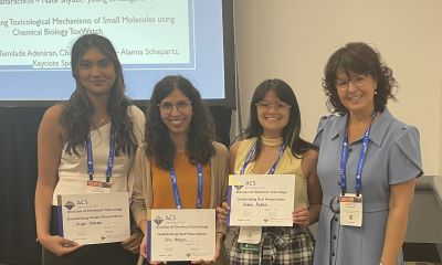 Photo of Award Recipients holding their certificates