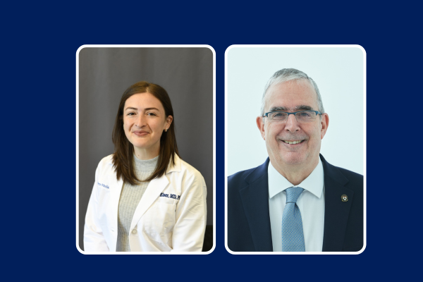 Headshots of Dr. Holly Elser and Dr. Trevor Penning