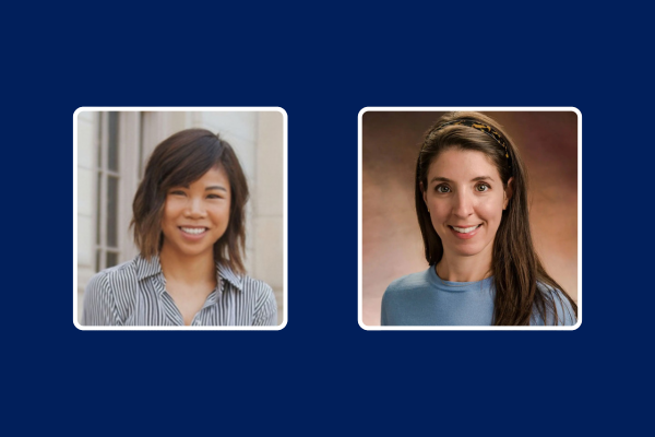 Photos of Dr. Angela Aherrera and Dr. Jessica Rice